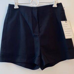 Black Dress Shorts, Size:S
